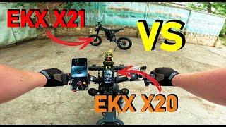Обзор на сравнение EKX BIKE X20 и EKX BIKE X21