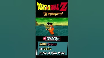 2002 Frieza vs Goku Intro & Win Pose Looks Like #Shorts #DragonBallzBudokai