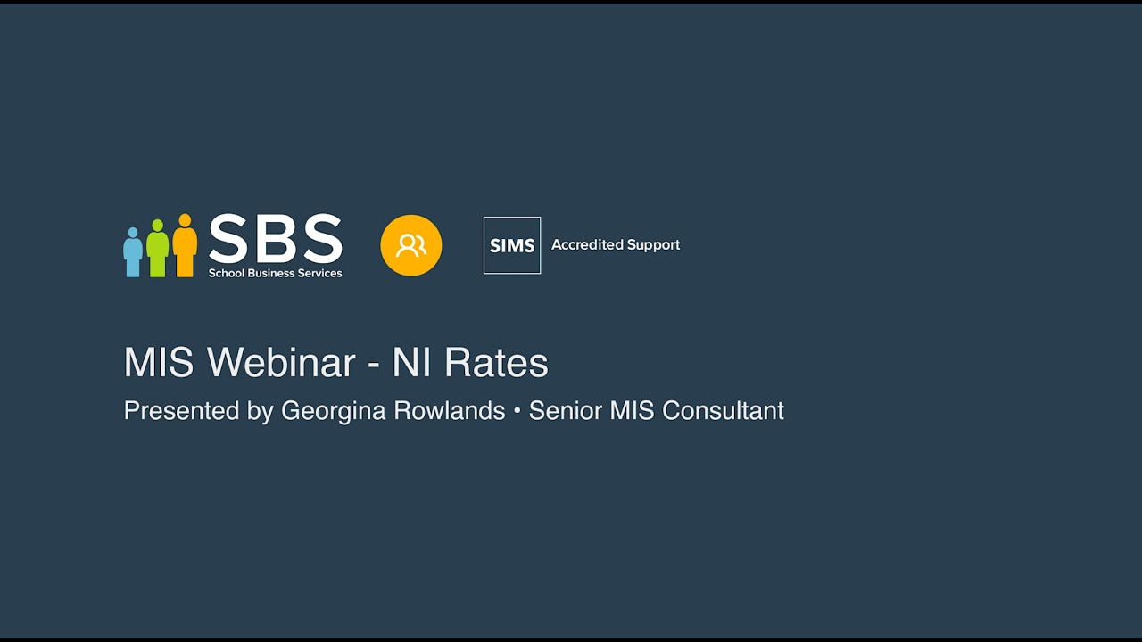 Updating NI Tables within SIMS