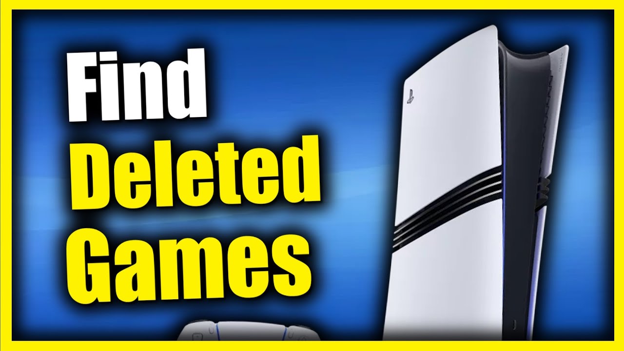 How to Download your Deleted Games on PS5 Pro Console (Game Library)