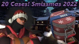 TF2 Unboxing: 20 Winter 2022 Cases! Smissmas Update is Here!