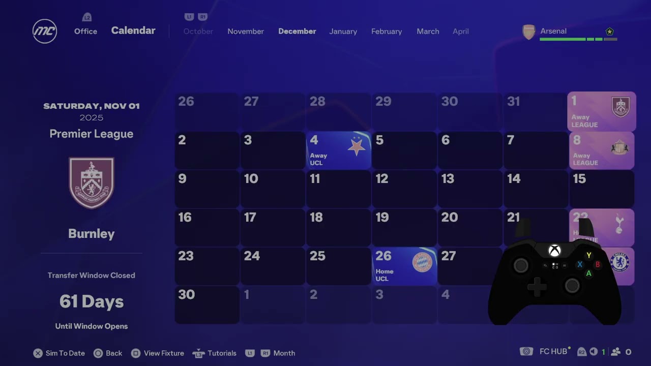 FC 26 – Как найти календарь карьеры менеджера