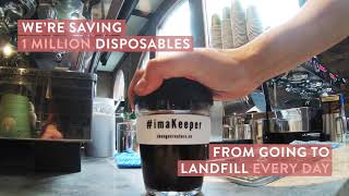 #imaKeeper Reusable Coffee Cup Campaign