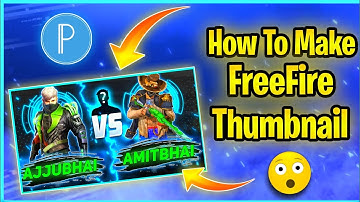 🔥 How To Make 1VS1 Thumbnail In Pixellab I FF 1v1 Custom Thumbnail Tutorial I GameXmafia