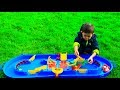 Видео для детей .Большой водный трек Aquaplay: распаковываем и играем/Cool water track Aquaplay