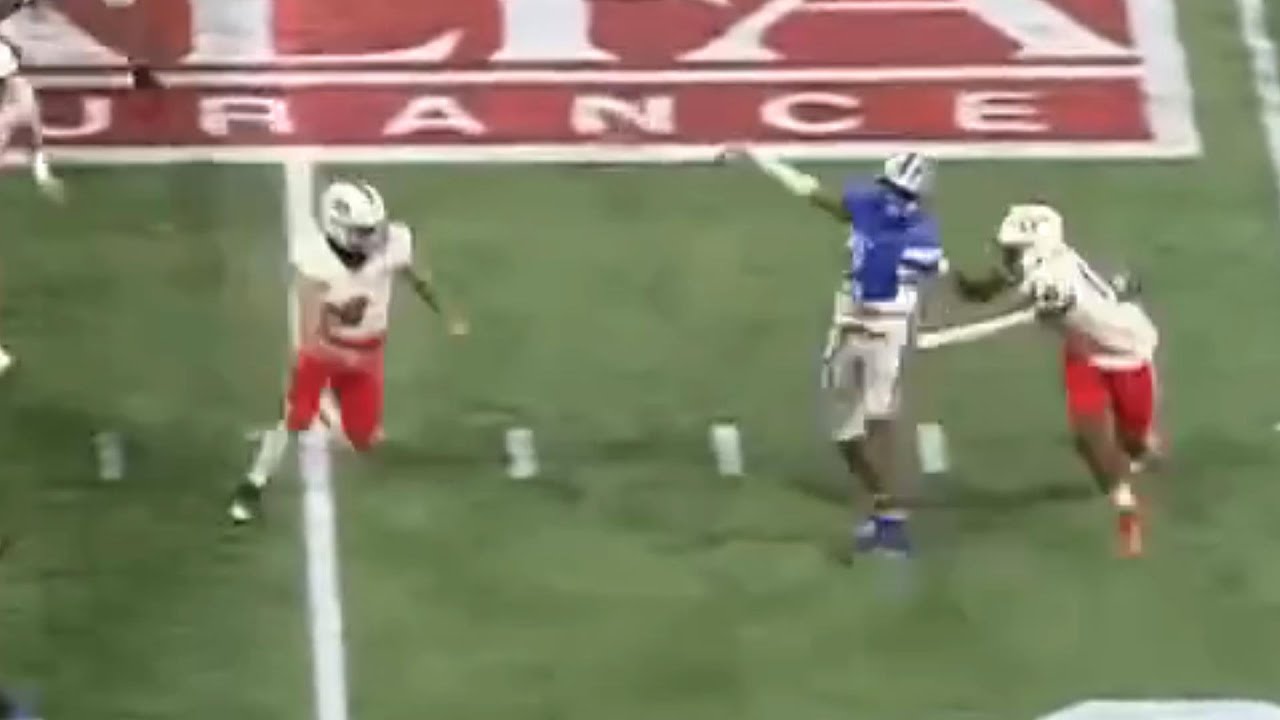 Intentional Grounding Called By High School Football Officials In Big Intentional grounding called by high school football officials in big