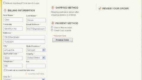 Quick One Page Checkout Magento Extension