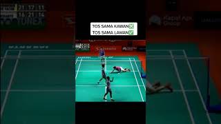 INILAH YANG TERJADI KALO KAWAN JADI LAWAN#trending#fajar#fajarrian#pbsi#indonesiabadminton#viral#fan