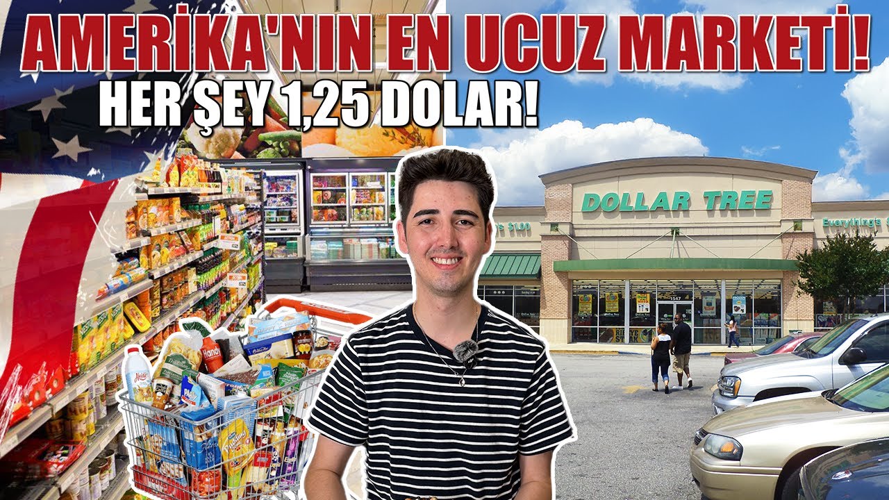 AMERİKA'DAKİ EN UCUZ MARKET! 🇺🇸 Dollar Tree Turu, Amerika’da Market Fiyatları, ABD Austin Alışveriş