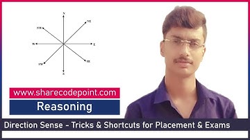 Direction Sense (Reasoning) - Tricks & Shortcuts for Placement tests & Exams