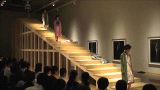 matohu fashion show for Hiroshi Sugimoto in MIMOCA