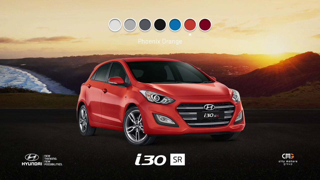 Hyundai i30 colour range