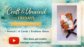 Craft & Unwind Fridays 🌿✨ | Relaxing Floral Coloring with Alcohol Markers