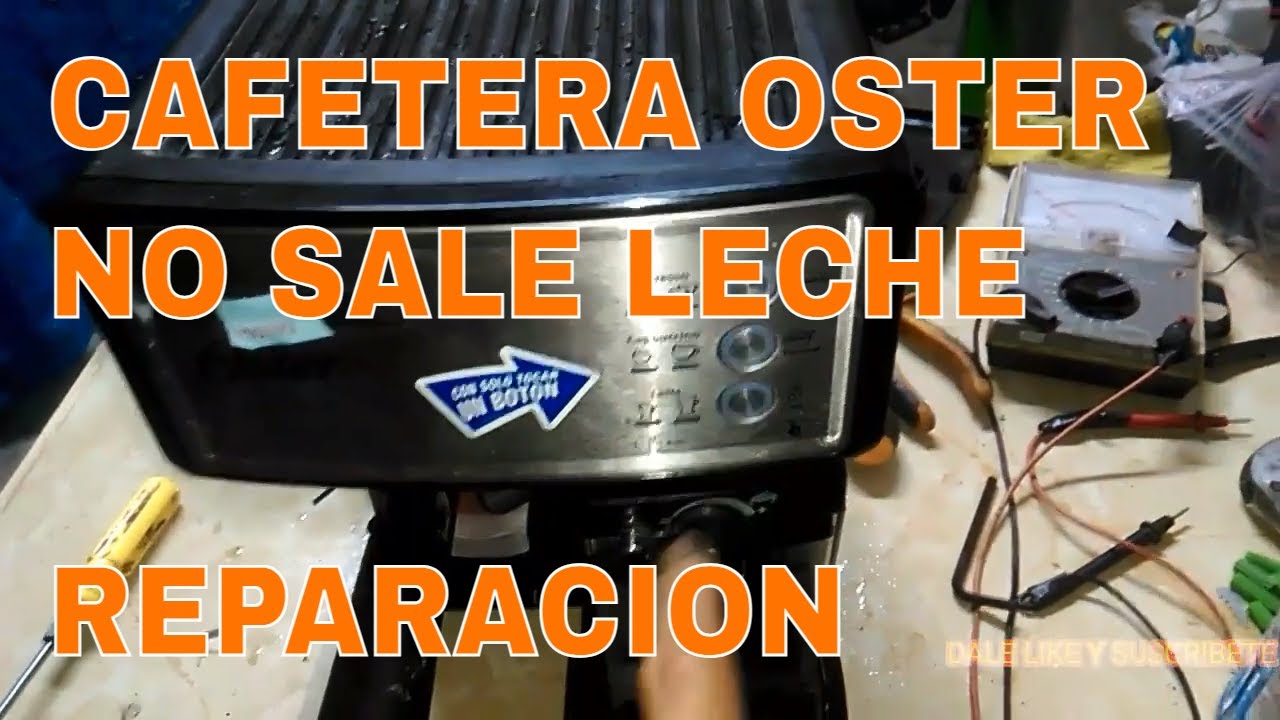 CAFETERA OSTER PRIMA LATTE NO PREPARA LECHE - YouTube
