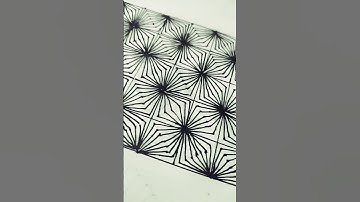 #short Zentangle Art ✨ Magic of Mini Zentangle Patterns#zentangle #zenart #doodleart #patternart