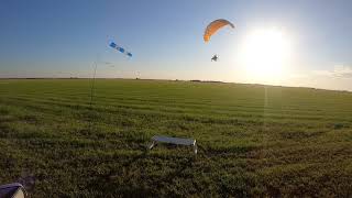 Fun paramotor flight Saturday evening