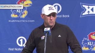Post Game Interview with Head Coach Beaty // Kansas Football // 10.1015