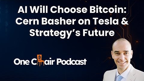 AI Will Choose Bitcoin: Cern Basher on Tesla & Strategy’s Future