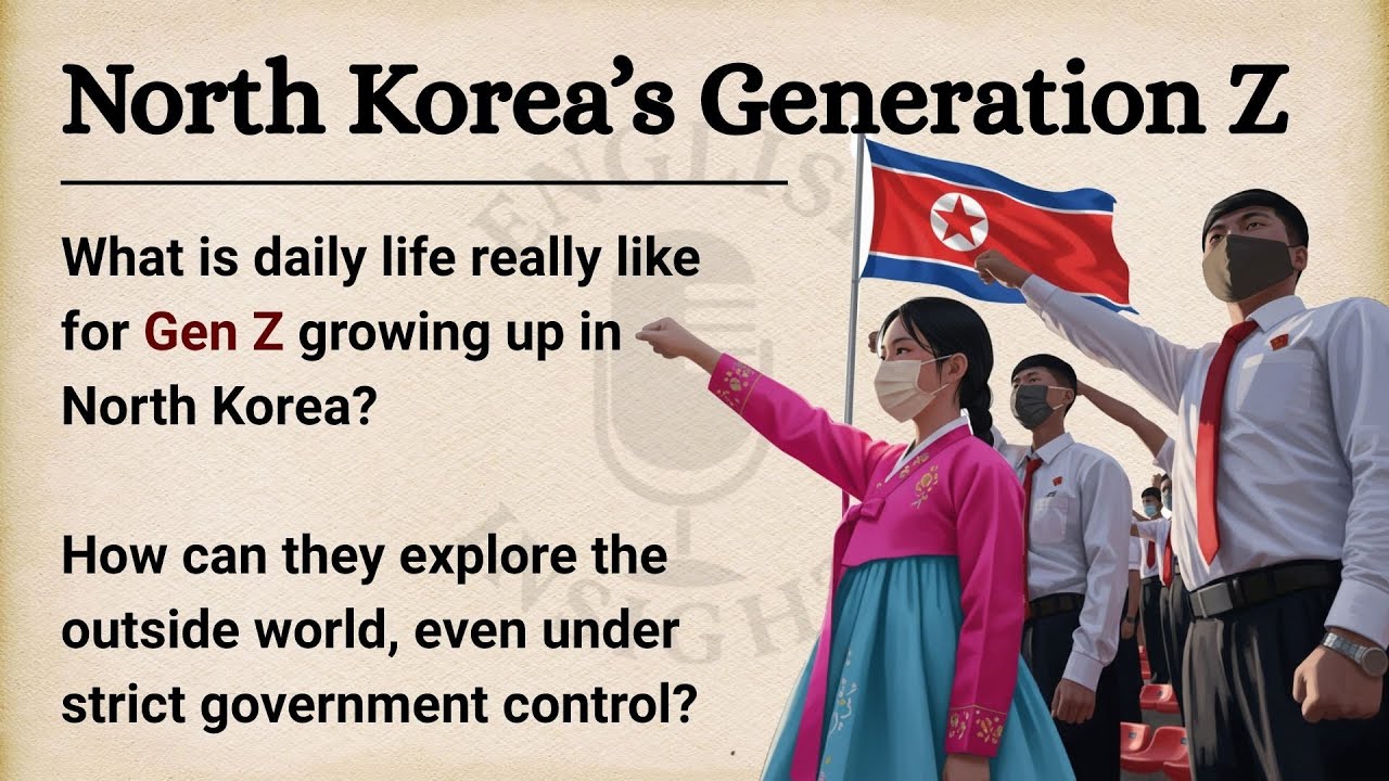 Gen Z in North Korea: Life Under Control || Learn English Through Story Level 2 || Graded Reader