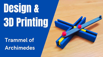 Trammel of Archimedes Design and 3D Print | Do Nothing Machine