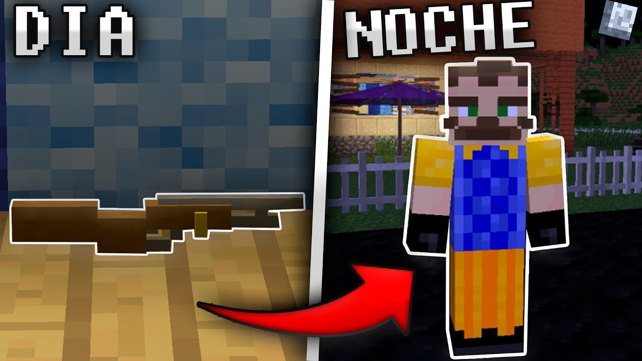 ¡ME CONVIERTO EN HELLO NEIGHBOR 😱 TRAS SER MORDIDO EN MINECRAFT | HELLO NEIGHBOR EN MINECRAFT MOD - YouTube