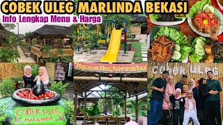 COBEK ULEG MARLINDA BEKASI| INFO LENGKAP MENU & HARGA