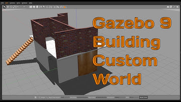 Gazebo 9 building custom world (duplex flat model) for ROS simulation