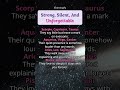 Strong, Silent, And Unforgettable #zodiac #zodiacsigns #astrology #horoscope #tarot #astrologify