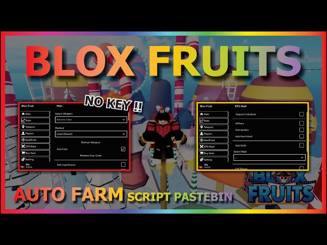 BLOX FRUITS AUTO FARM SCRIPT *PASTEBIN 2023* (ROBLOX) 