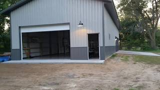 Pole Barn part 10: Exterior lights and electrical