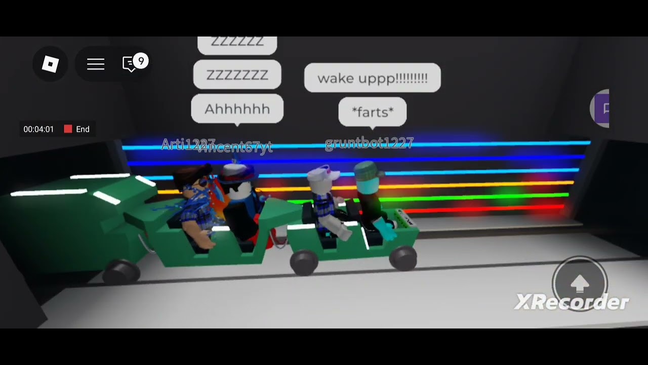 Roblox: cart ride around nothing with gruntbot1227 Arti1227 Vincent67yt