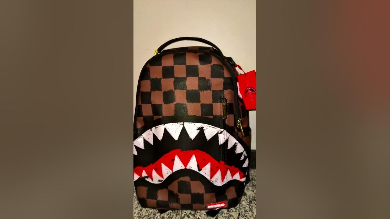 SPRAYGROUND SIDE-SHARK IN PARIS BACKPACK  Unboxing+Review (Louis Vuitton X  BAPE Inspired) 