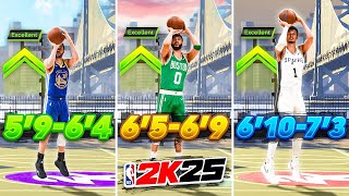 Thumbnail for NBA 2K25 BEST JUMPSHOTS FOR ALL BUILDS, HEIGHTS, & 3PT RATINGS! BEST SHOOTING TIPS & SETTINGS