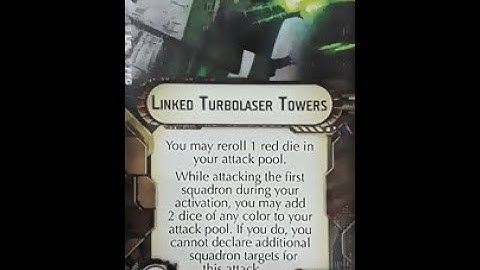 How-to use Turbolasers "Linked Turbolaser Towers" Updated - Star Wars Armada Explained (SWAE)
