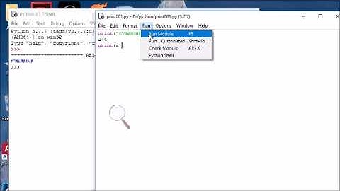 การแสดงผลด้วยคำสั่ง print() ภาษาไพธอน Python