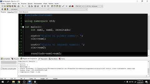 C++ -Programa Suma De Dos Números