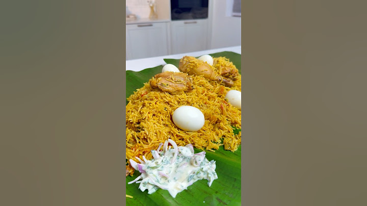 The Best Chennai Biryani