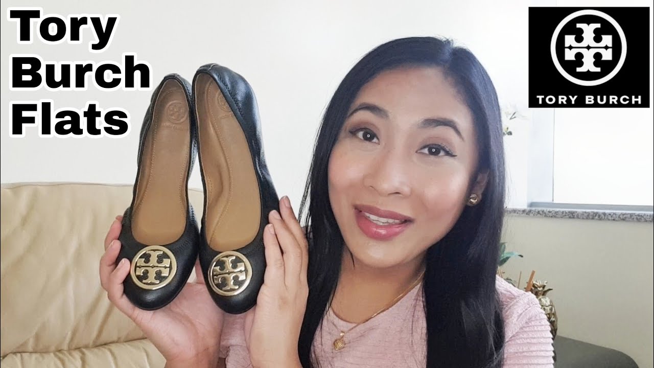 Tory Burch Ballet Flats Unboxing - YouTube