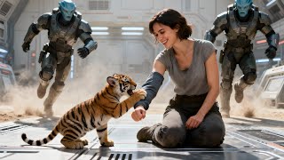 A cria mordeu a manga dela — os guardas invadiram, mas ela apenas balançou o braço de forma brinc...