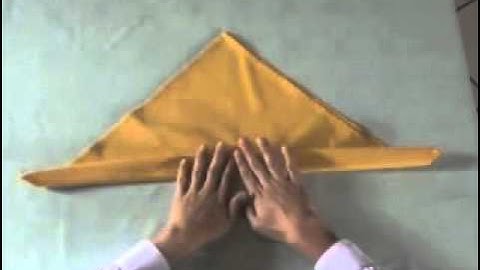 [Module 3 Lesson 3] Candle Napkin Fold