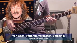 Video thumbnail of "[Wolfgang Petry] Verlieben verloren vergessen verzeih'n - Bass Cover 🎧 (play along with chords)"