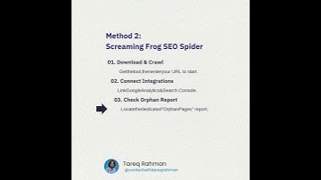 How to Find Orphan Pages in SEO | Fix Orphan Pages with Screaming Frog & GSC #shorts  #seotips