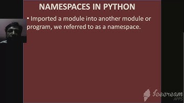 CS Chapter- 3: Using Python Libraries: Namespaces in python