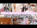 CLEAN DECLUTTER AND ORGANIZE WITH ME!  | COMPLETE DISASTER DECLUTTERING | REAL LIFE CLEANING!