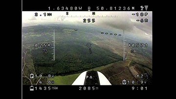 Bixler 2 FPV: New PB distance 2.5km with FrSky 2.4 control