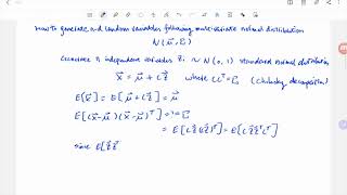 How to generate random variables following multivariate normal distribution
