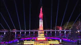 Come to be amazed by the SPECTACULAR LIGHT SHOW presenting at Songhua river in Harbin!🤩