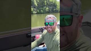 Cumberland River, TN. Test run 50hp used boat.