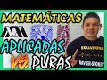 Matemáticas APLICADAS vs ALGORÍTMICAS vs PURAS [Reseña UNAM, UAM e IPN]