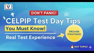 CELPIP Test Day Tips You Must Know! (Real Test Experience)